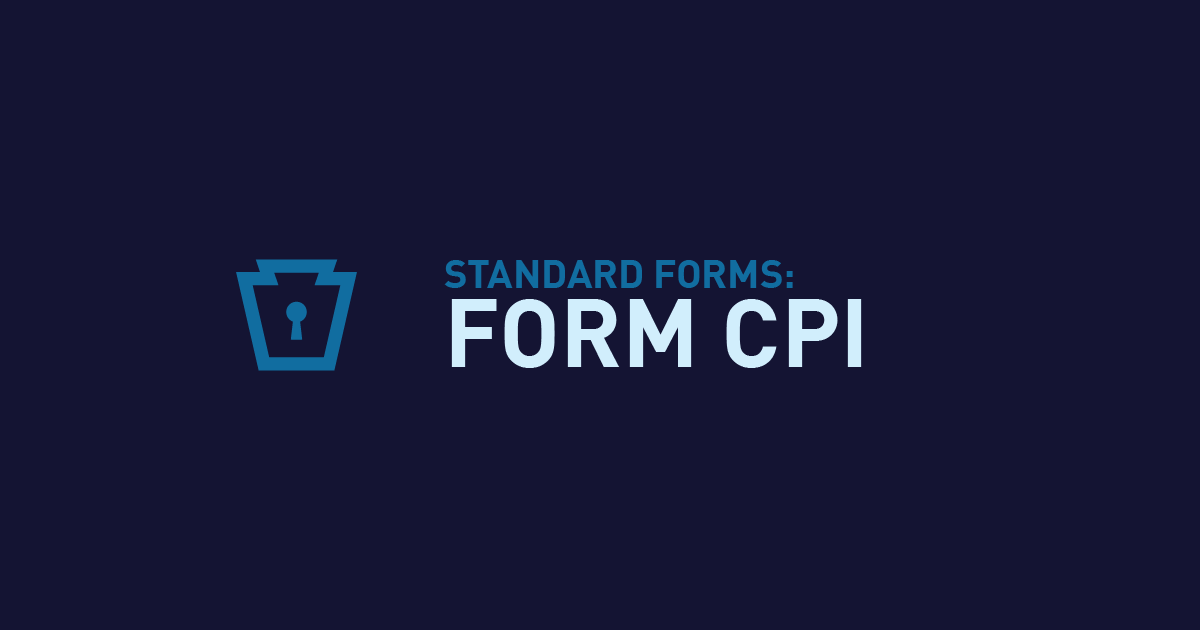 Form CPI