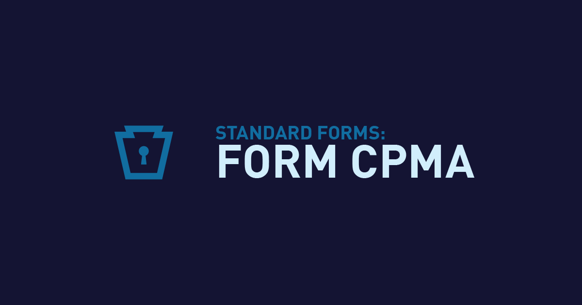 Form CPMA