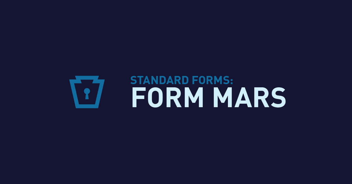 Form MARS