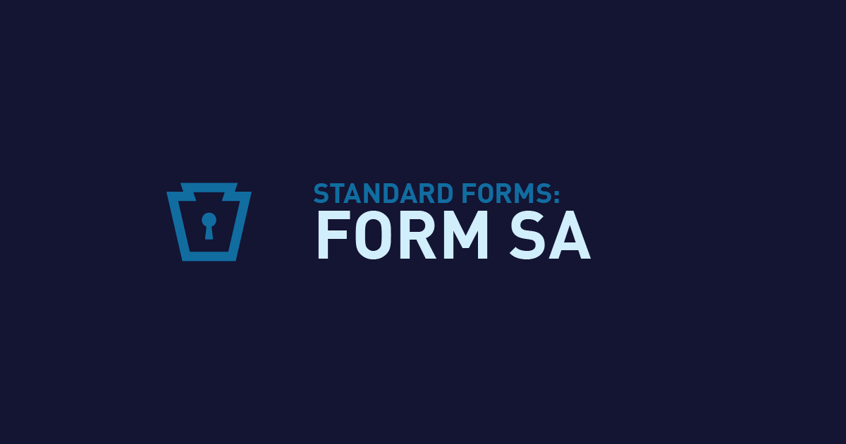 Form SA