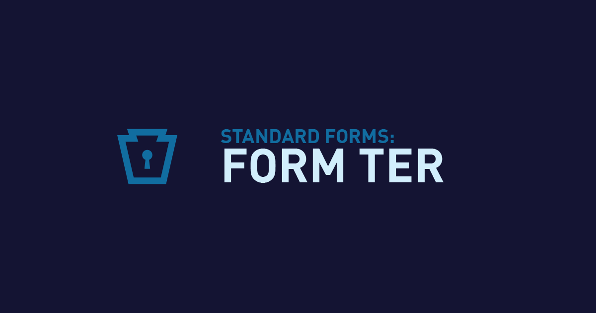Form TER