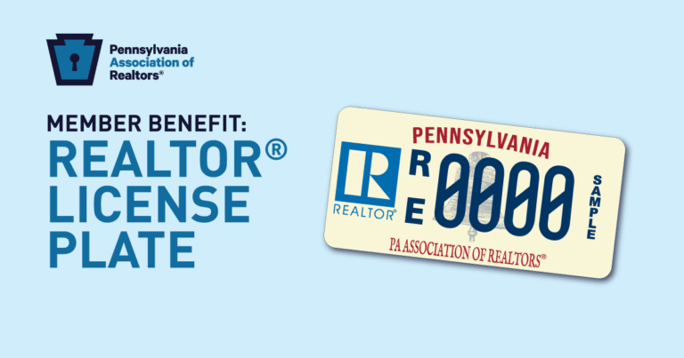 Realtor license plate